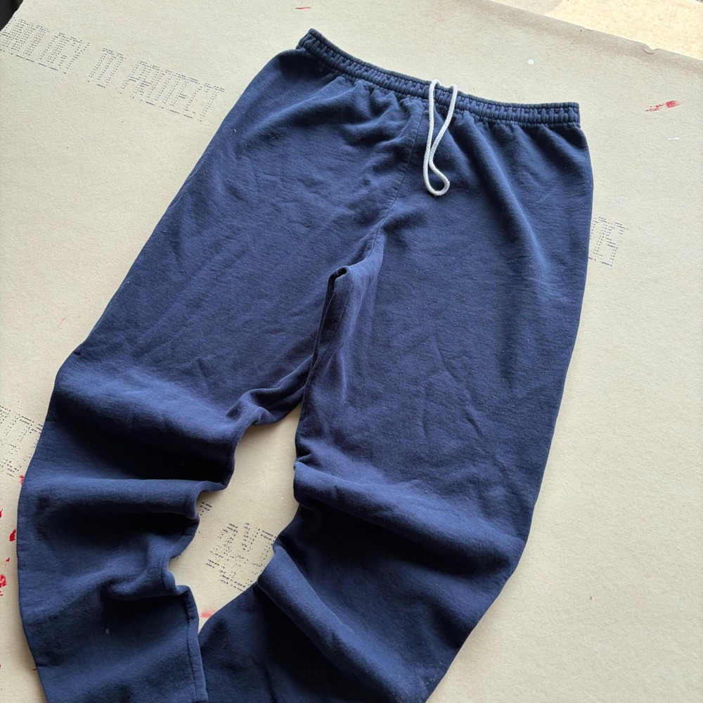 Vintage 90s Jerzees Sweatpants Navy Blue Baggy style